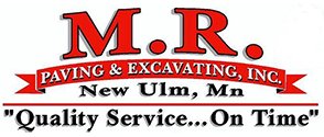 M.R. Paving & Excavating Logo